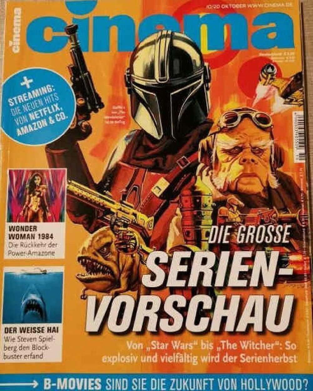 Cinema Magazine Germany 2020-10 – Gal Gadot – Original Print Issue