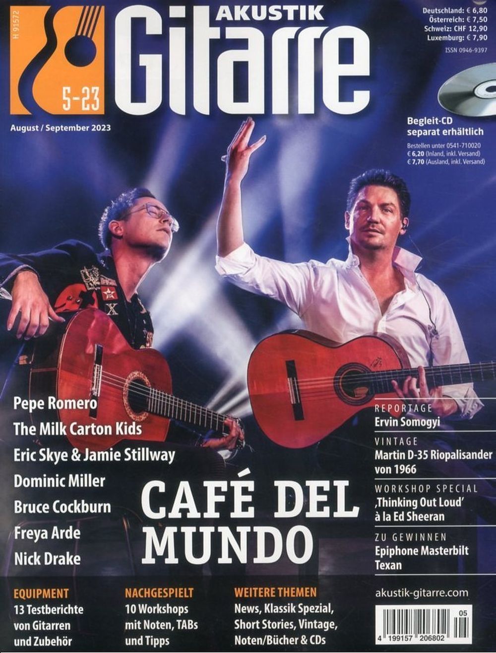 Akustik Gitarre Lehti Saksa 2023-05 Cafe del Mundo Pepe Romero Nick Drake
