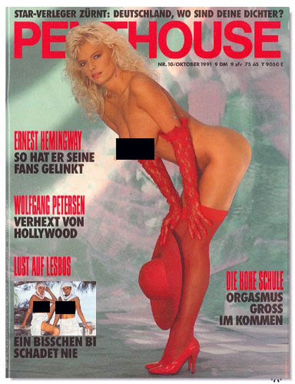 Penthouse Magazin Deutschland 1991-10 Ryan Julia Wolfgang Petersen Sunni Woods Angie