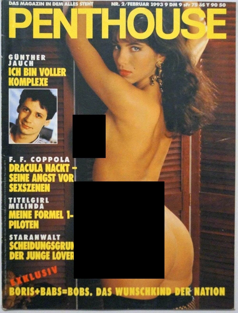 Penthouse Magazin Deutschland 1993-02 Melinda Tammy Chapman Justine Coppola Jauch