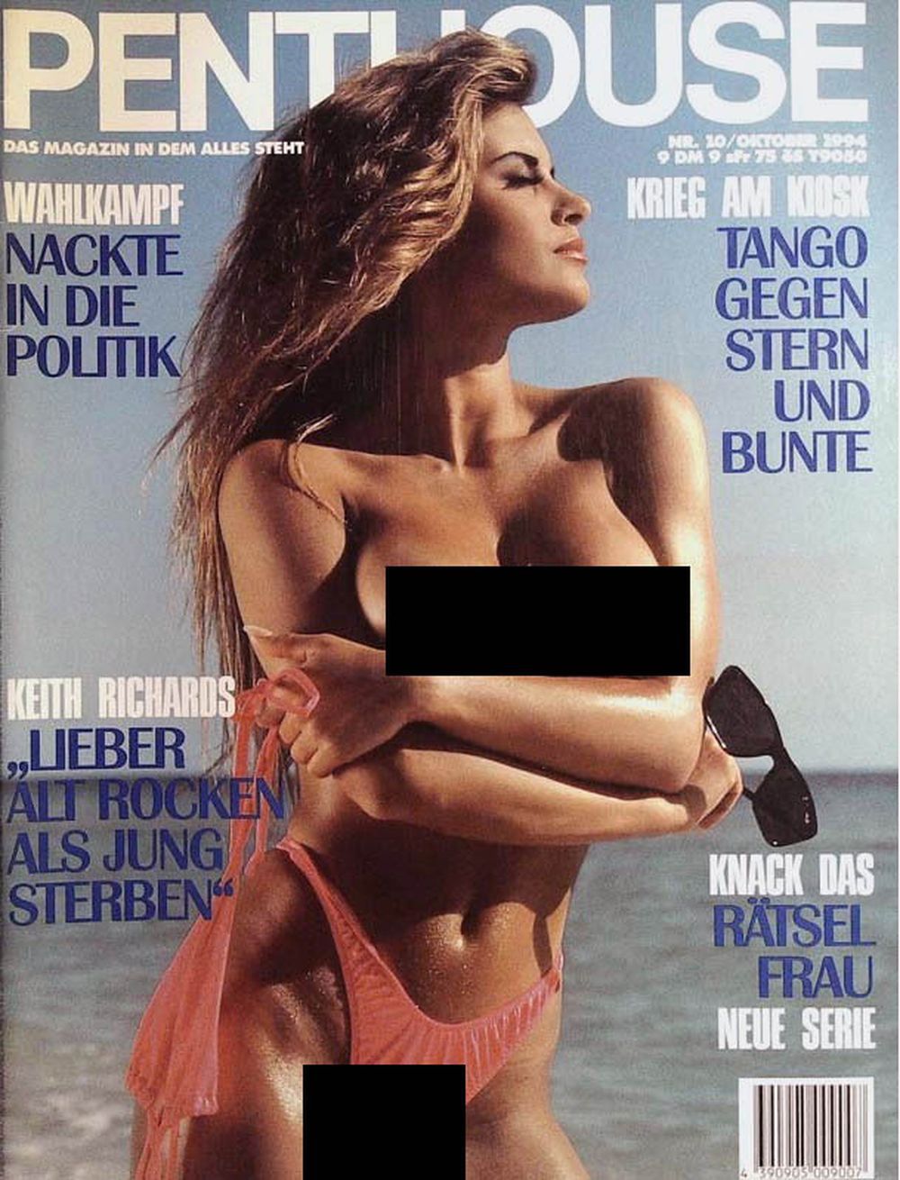 Penthouse Magazin Deutschland 1994-10 Alex Taylor Keith Richards