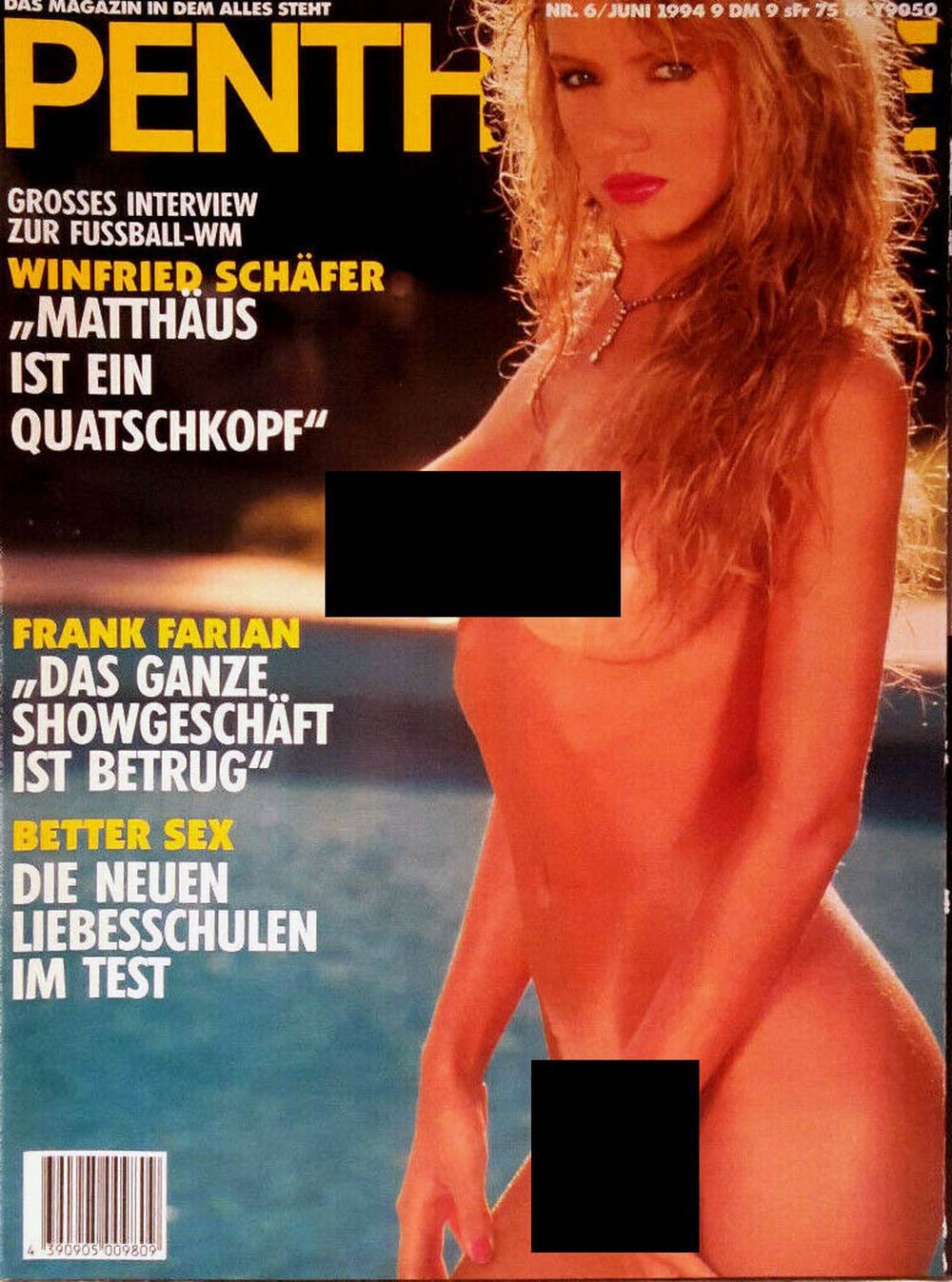 Penthouse Magasin Tyskland 1994-06 Angela Frank Farian Michelle Ma Belle