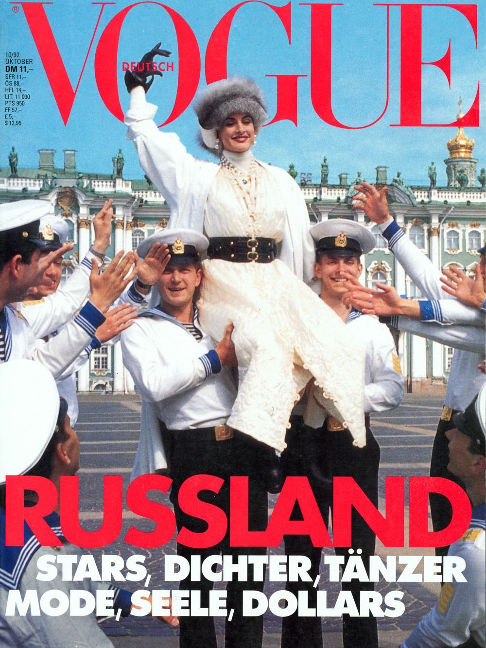 Vogue Tijdschrift Duitsland 1992-10 – Helena Barquilla Ferdinando Scianna – Originele uitgave
