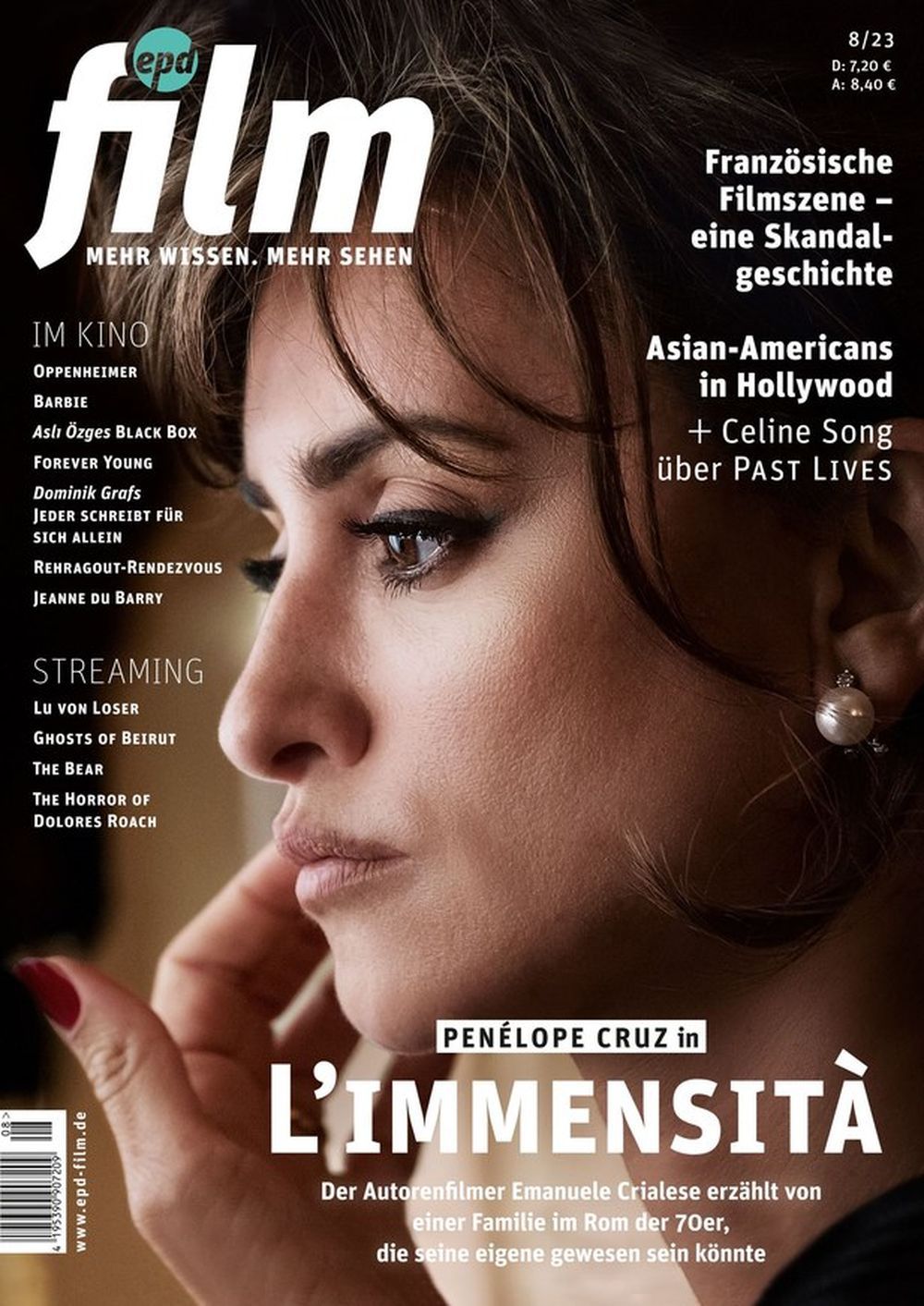 EPD Film Magazine Germany 2023-08 Penelope Cruz Greta Lee Oppenheimer Barbie