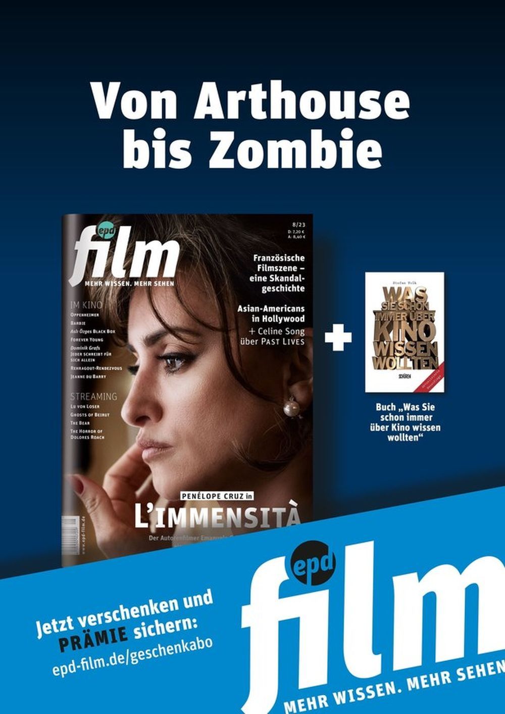 EPD Film Magazine Germany 2023-08 Penelope Cruz Greta Lee Oppenheimer Barbie