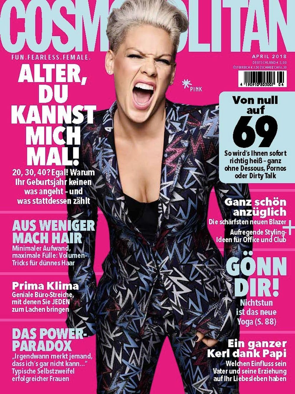 Cosmopolitan Magazin Deutschland 2018-04 Pink