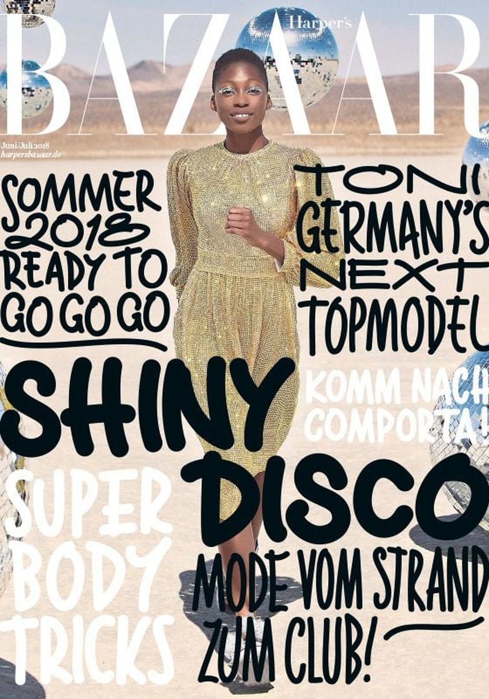 Harpers Bazaar Magazine Germany 2018-06+07 Toni Dreher-Adenuga Original Print Issue