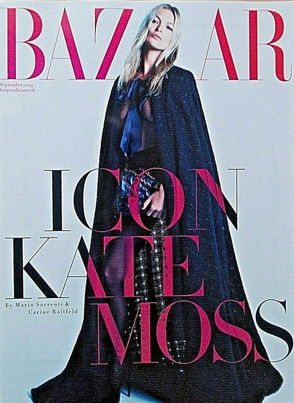 Harpers Bazaar Magazine Germany 2019-09 – Kate Moss Edition – Original Print Issue