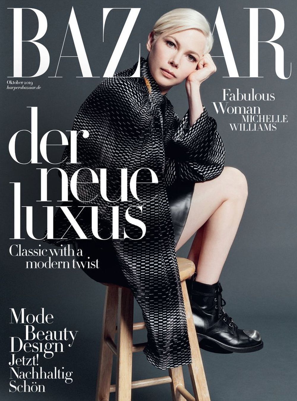 Harpers Bazaar Tijdschrift Duitsland 2019-10 Michelle Williams Margot Robbie Originele uitgave