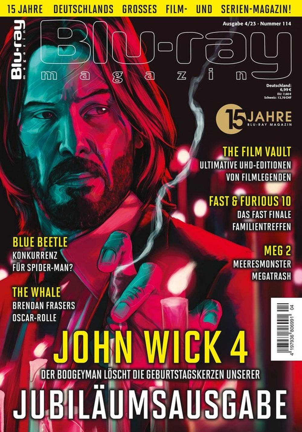 Blu Ray Magazin Deutschland 2023-04 John Wick The Whale Renfield