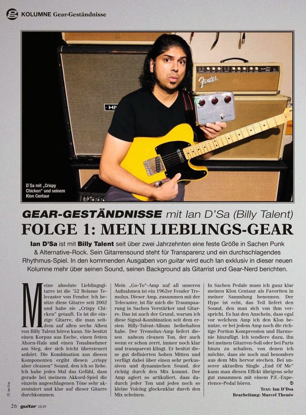 Guitar Revista Alemania 2021-12 Zakk Wylde Warren Haynes Bill Kelliher John Petrucci