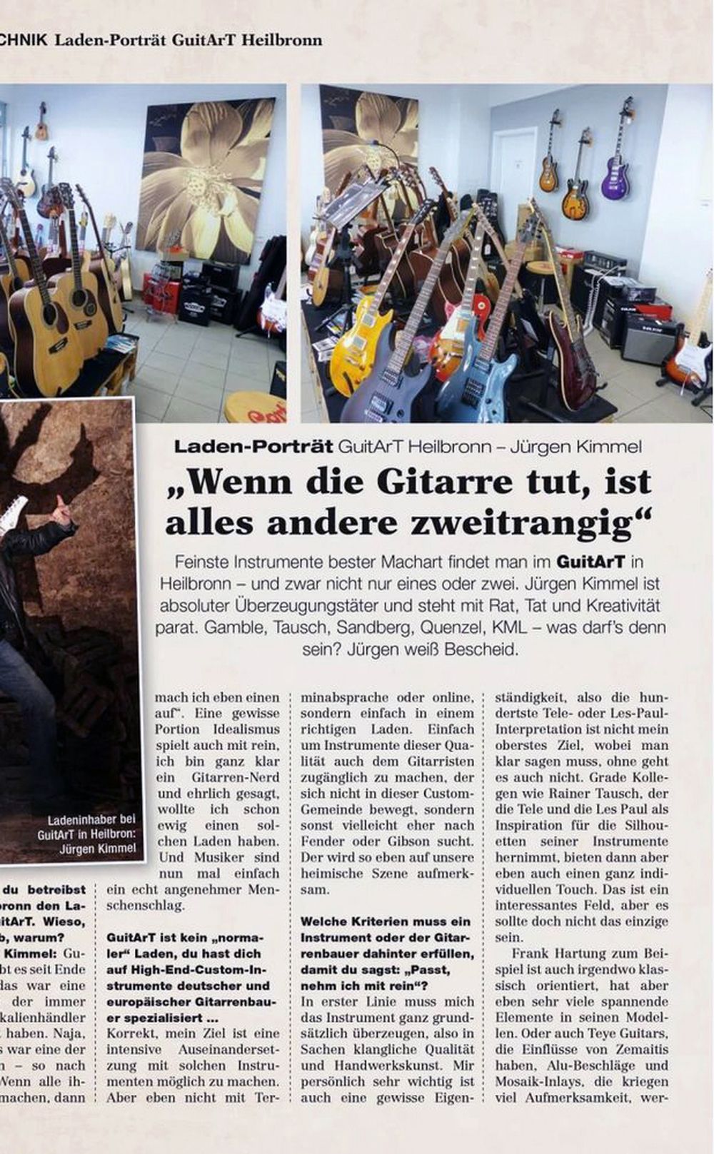 Guitar Magazin Deutschland 2021-11 Joe Bonamassa Matt Tuck K.K. Downing Carlos Santana