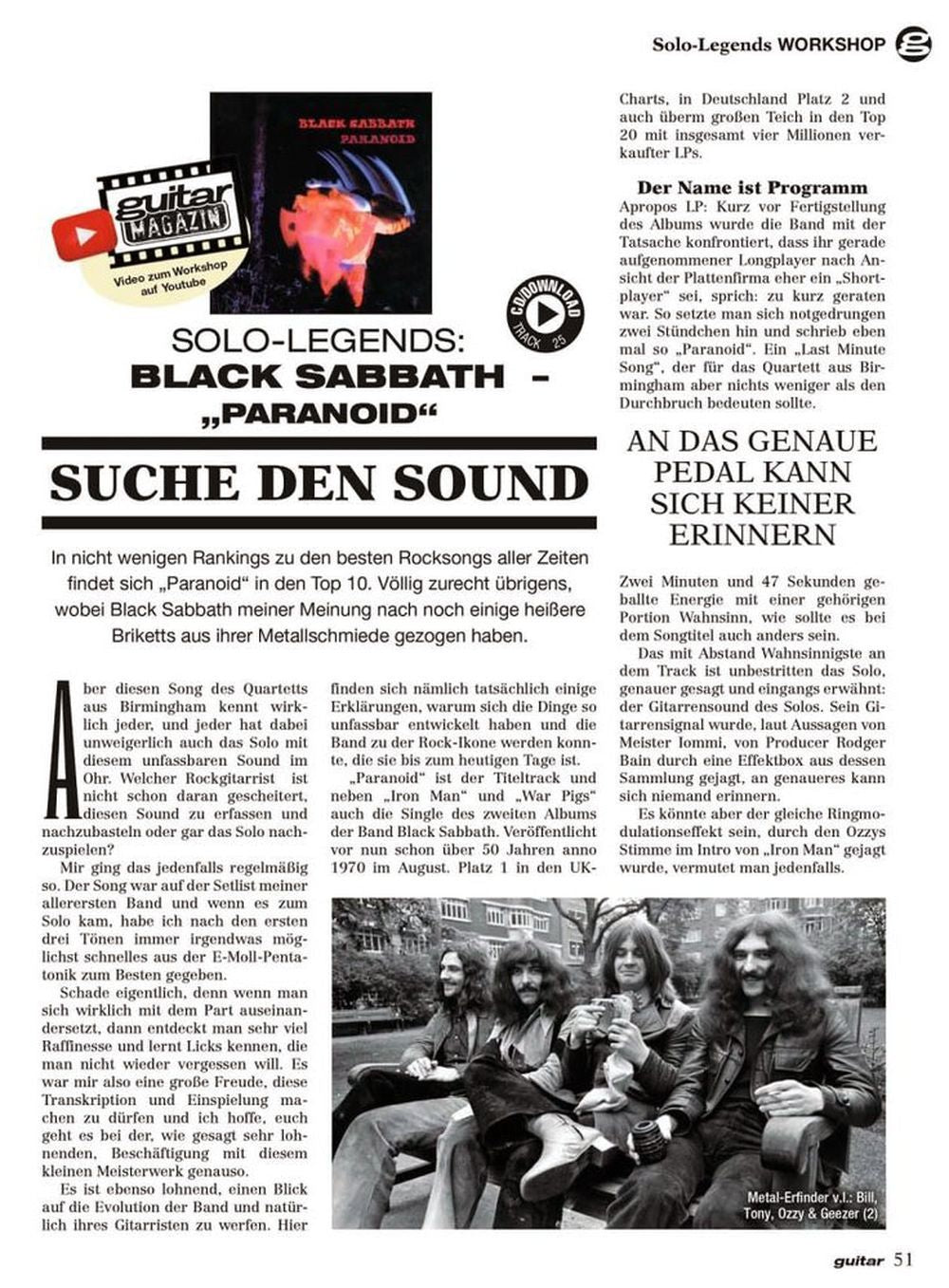 Guitar Magasin Tyskland 2021-02 Foo Fighters Michael Schenker Chris Shiflett Originaludgave