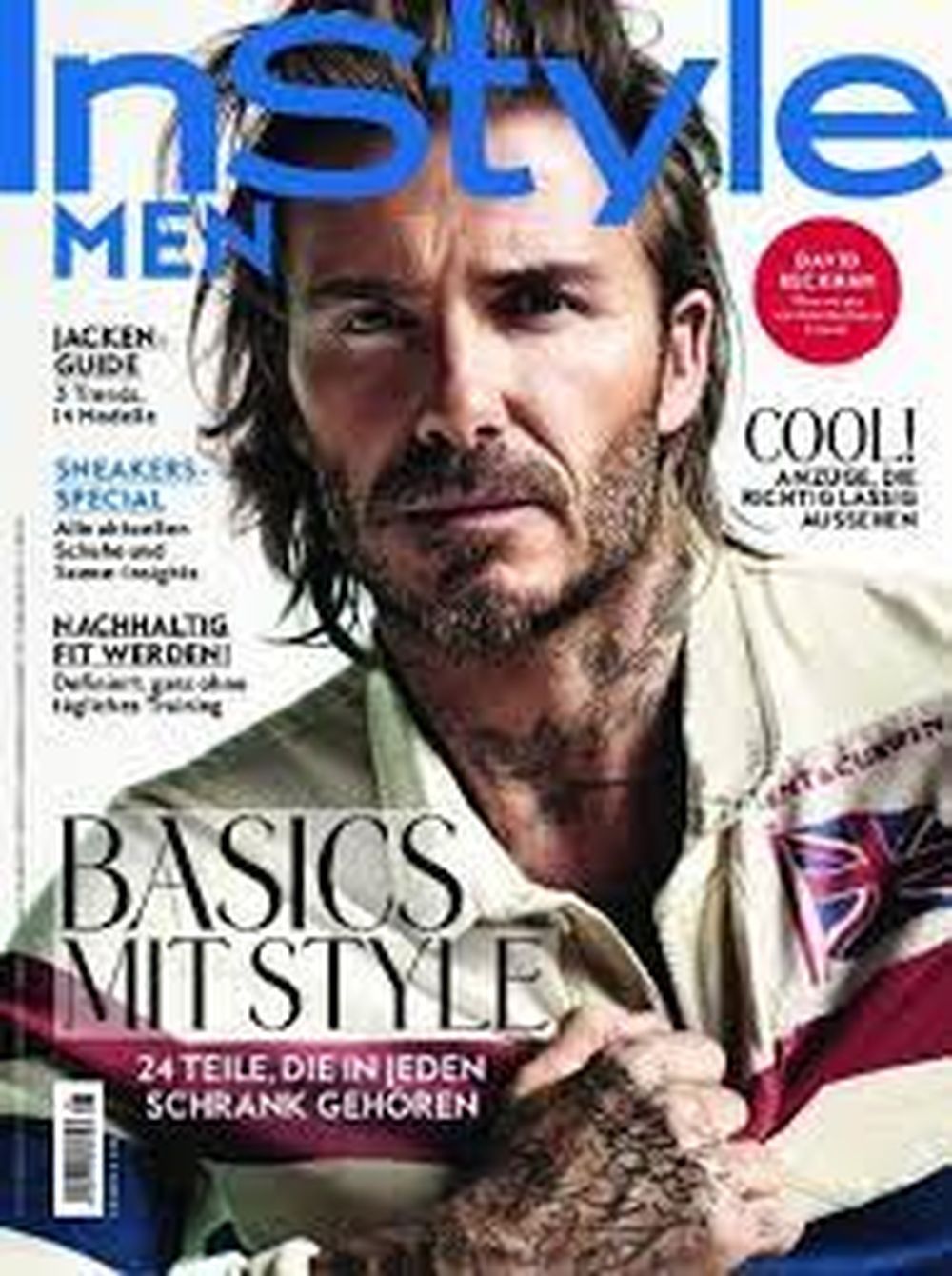 InStyle Men Magasin Tyskland 2018-01 David Beckham Originaludgave