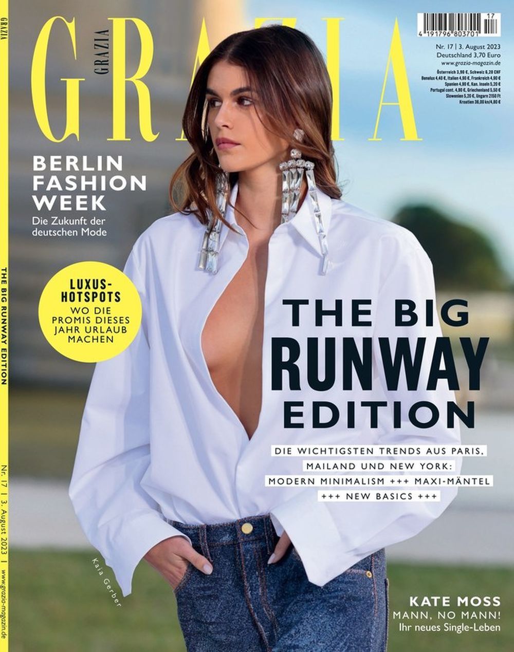 Grazia Magazine Germany 2023-17 Kaia Gerber Kate Moss