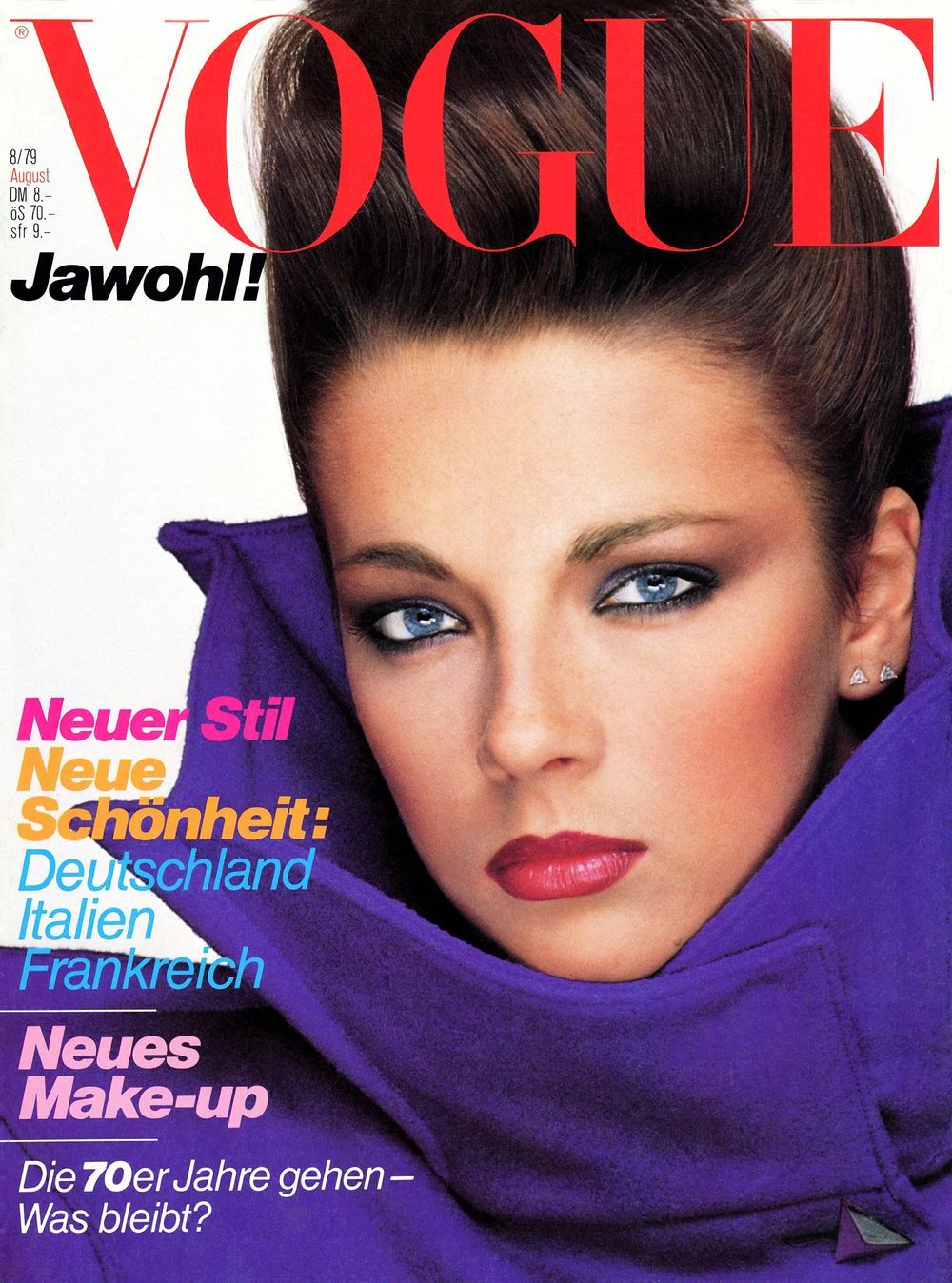 Vogue Revista Alemanha 1979-08 Nina Klepp Chris von Wangenheim
