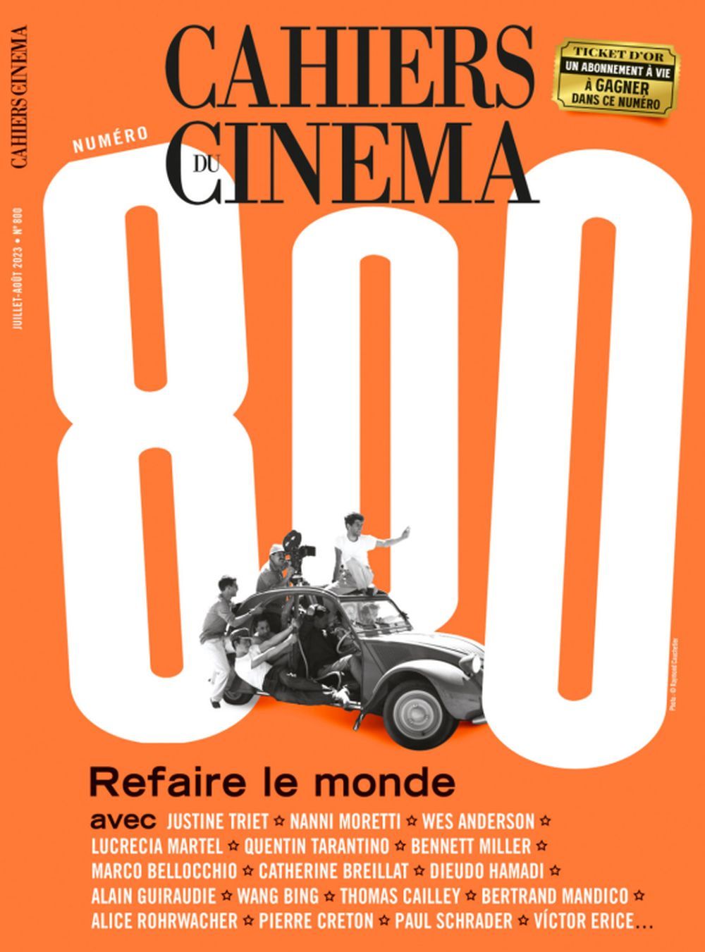 Cahiers Du Cinema Magazin Frankreich 2023 #800 Victor Erice Paul Schrader Nuri Bilge Ceylan