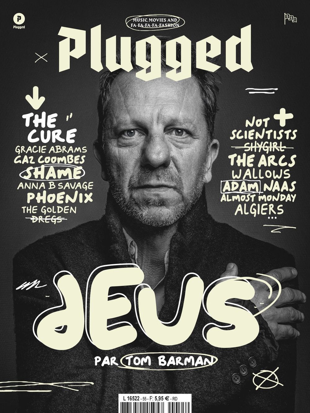 Plugged Lehti Ranska 2023 #55 Deus Shame Gaz Coombes The Arcs Anna B Savage Alkuperäinen painos
