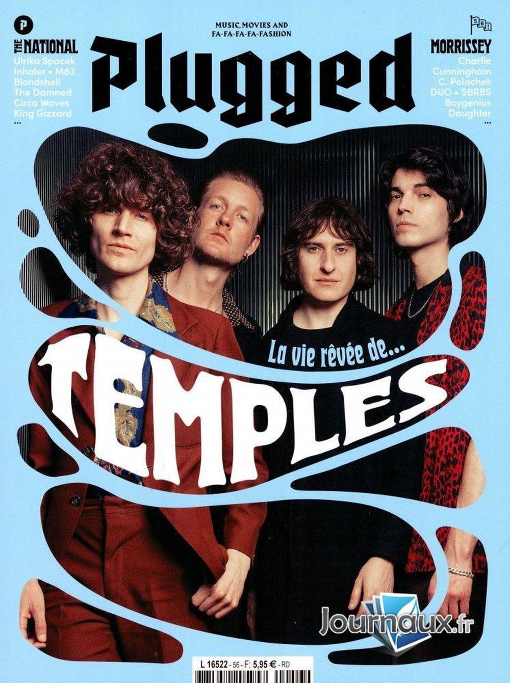 Plugged Rivista Francia 2023 #56 The National Ulrika Spacek Inhaler M83 Blondshell Edizione originale