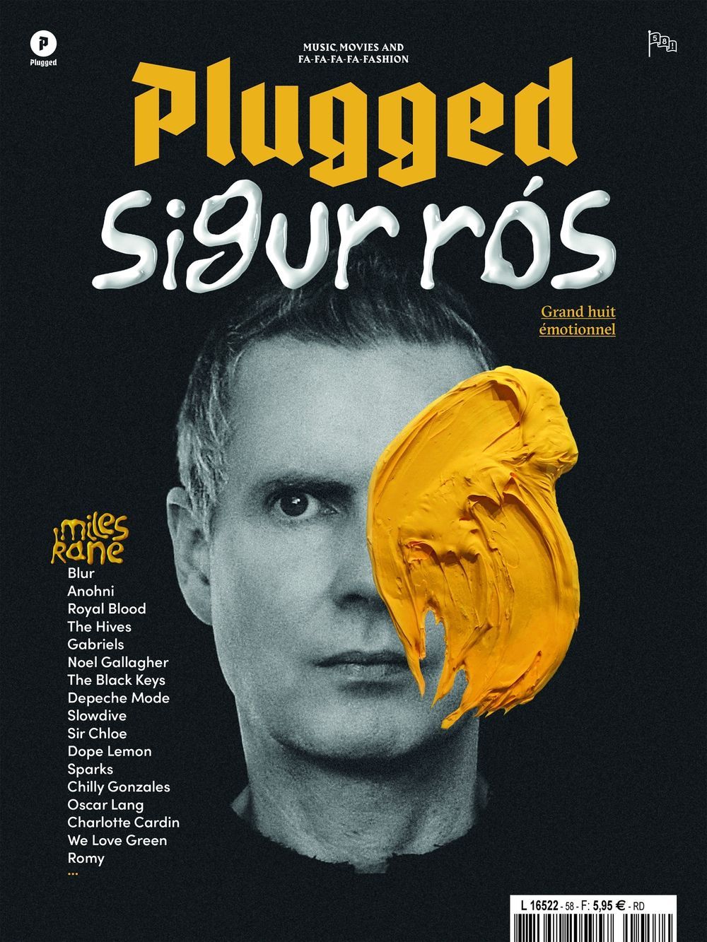 Plugged Tijdschrift Frankrijk 2023 #58 Sigur Ros Gabriels Anohni Royal Blood Originele uitgave
