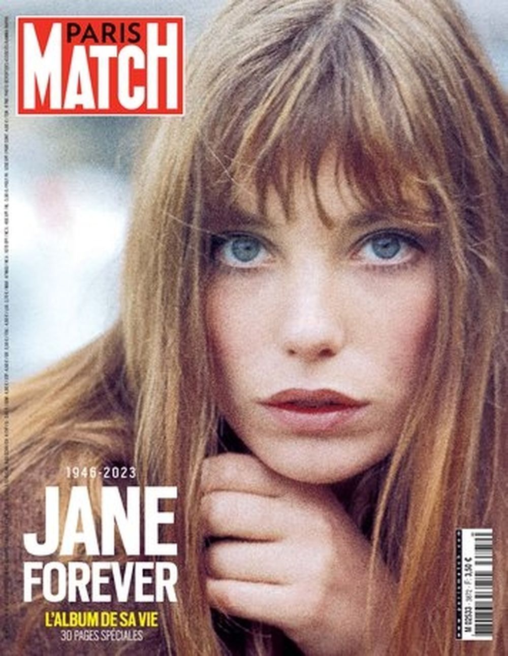 Paris Match Magasin Frankrig 2023 #3872 Jane Birkin Originaludgave