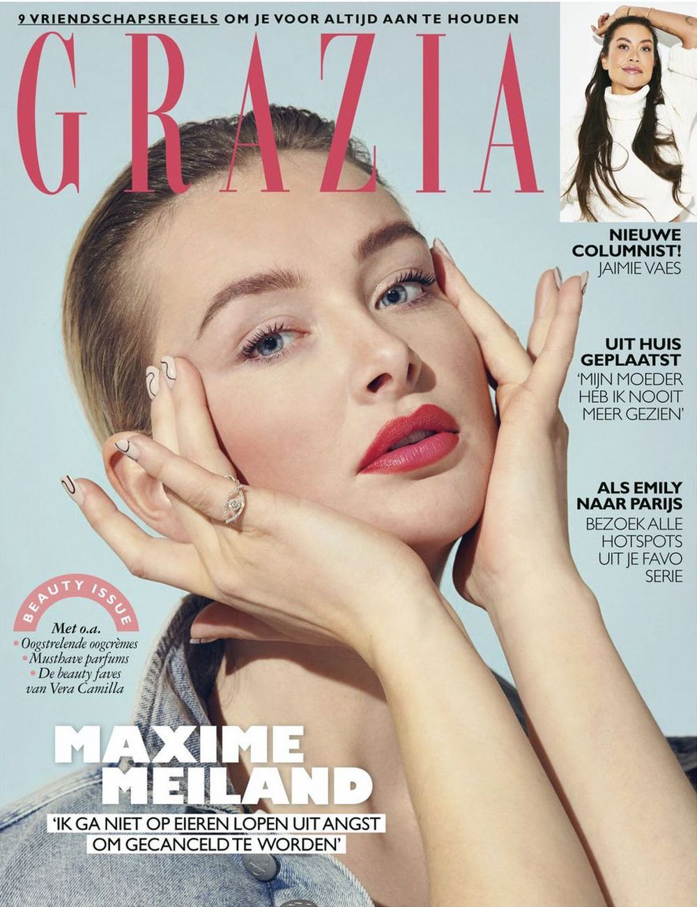 Grazia Tijdschrift Nederland 2023-03 Maxime Meiland Originele uitgave