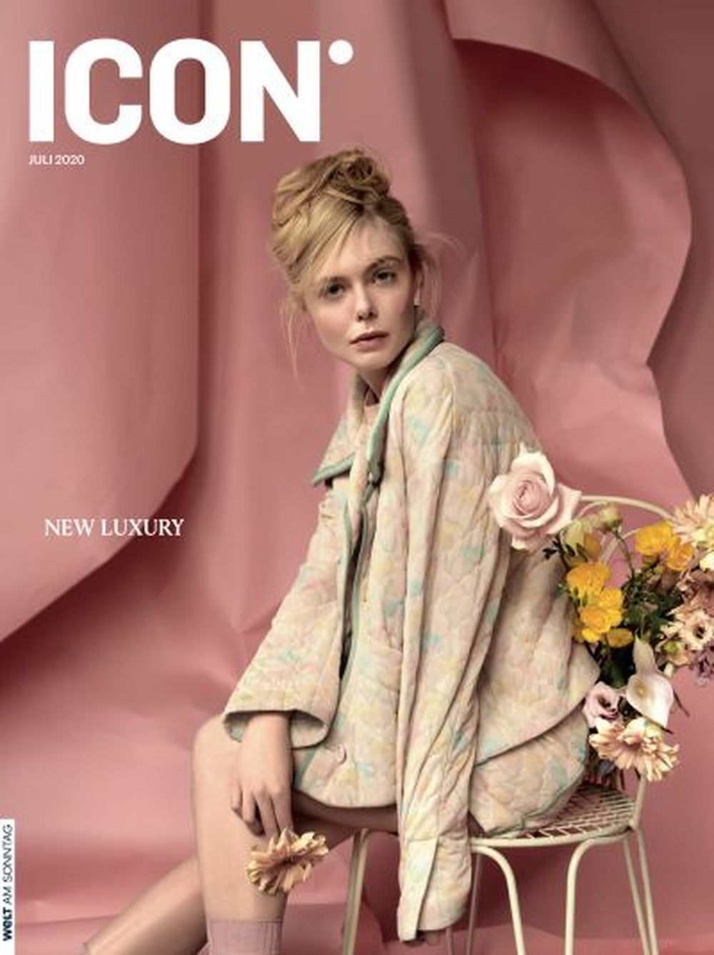 Icon Tijdschrift Duitsland 2020-07 – Ella Fanning – Originele uitgave