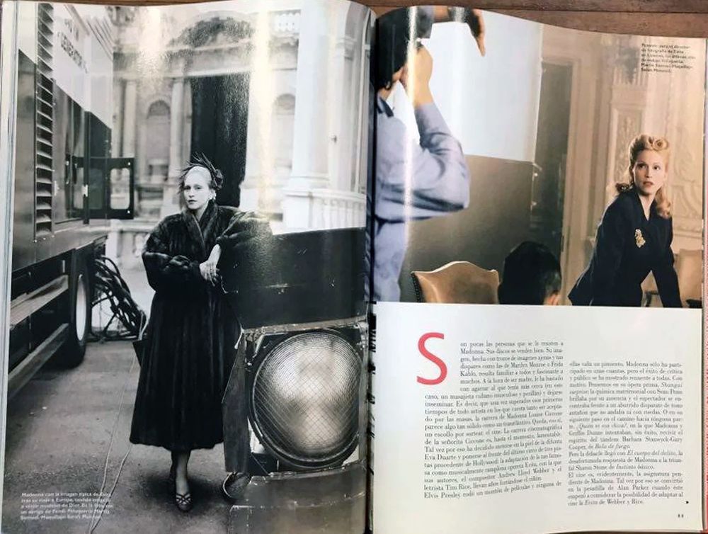 Vogue Revista España 1997-01 Madonna Evita Edición original