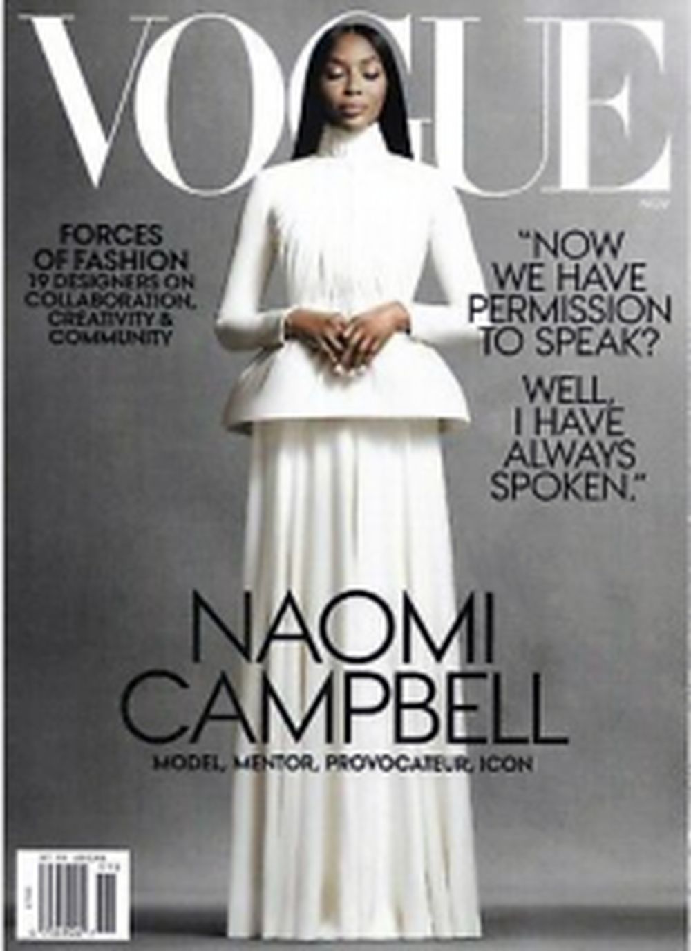 Vogue Magazine USA 2020-11 Naomi Campbell Original Print Issue