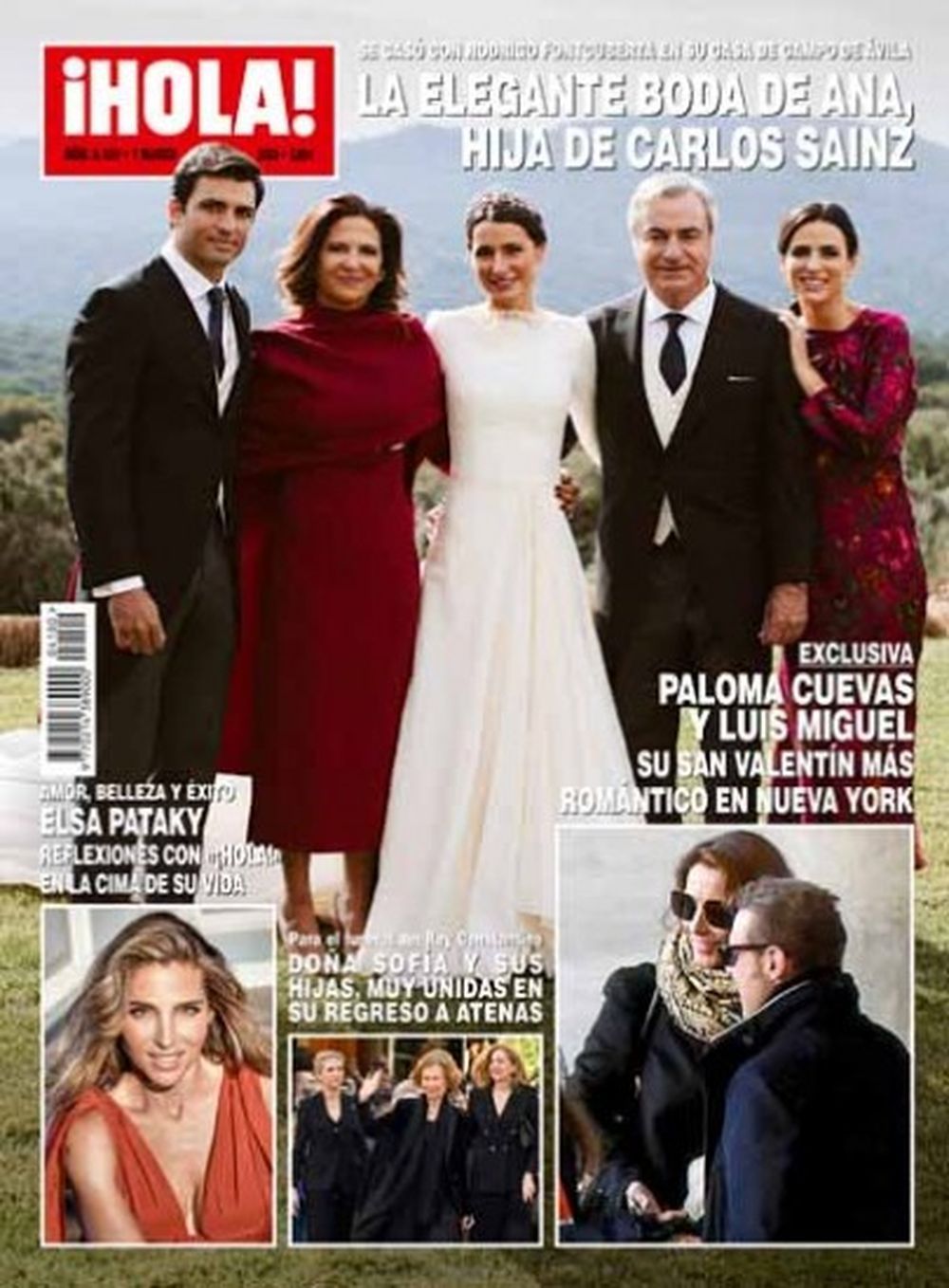 Hola Lehti Espanja 2023 #4100 Carlos Sainz Elsa Pataky Paloma Cuevas Alkuperäinen painos