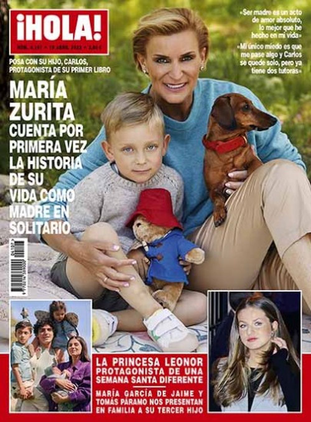 Hola Magasin Spanien 2023 #4107 Maria Zurita Leonor Maria Garcia Originaludgave