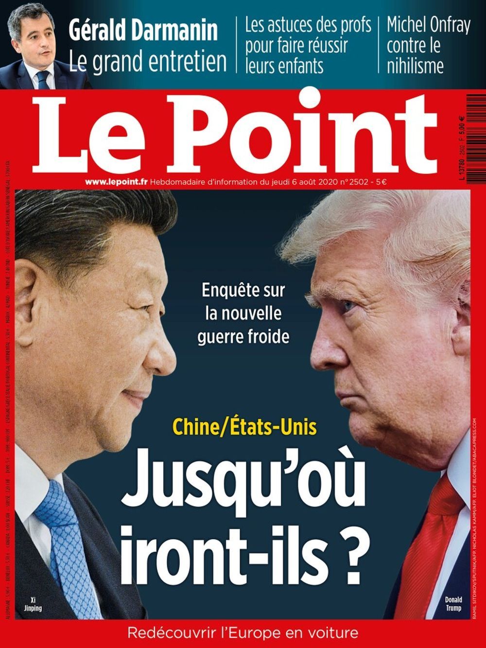 Le Point Tijdschrift Frankrijk 2020 #2502 Donald Trump Xi Jinping Originele uitgave