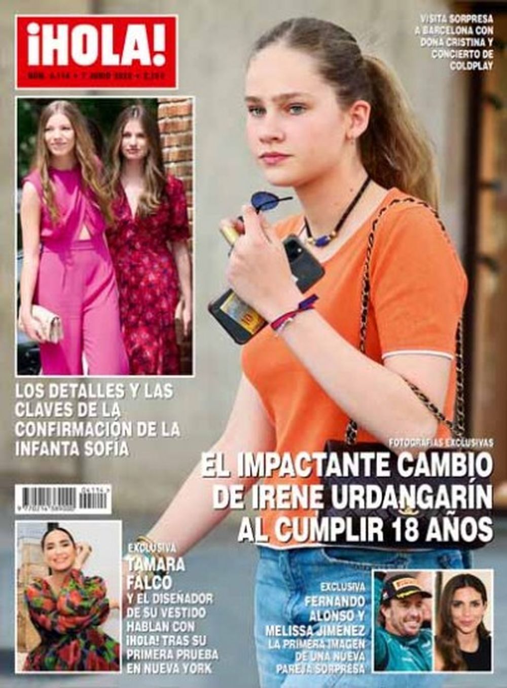 Hola Magasin Spanien 2023 #4114 Irene Urdangarin Y De Borbon Originaludgave