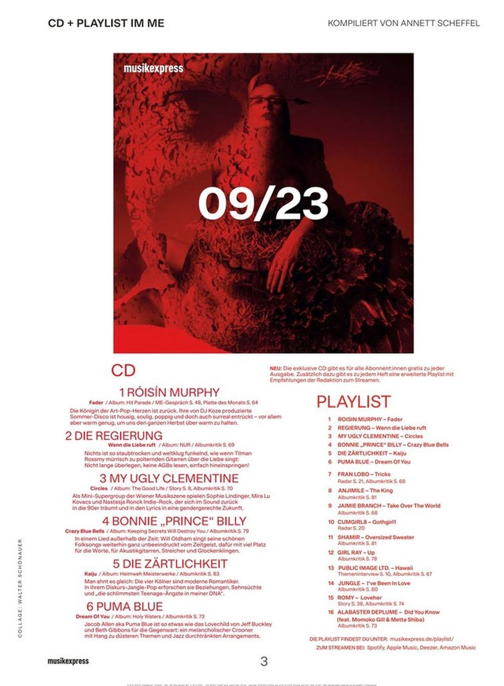 Musikexpress Magazin Deutschland 2023-09 The Beatles Gabriels The Fall Roísín Murphy