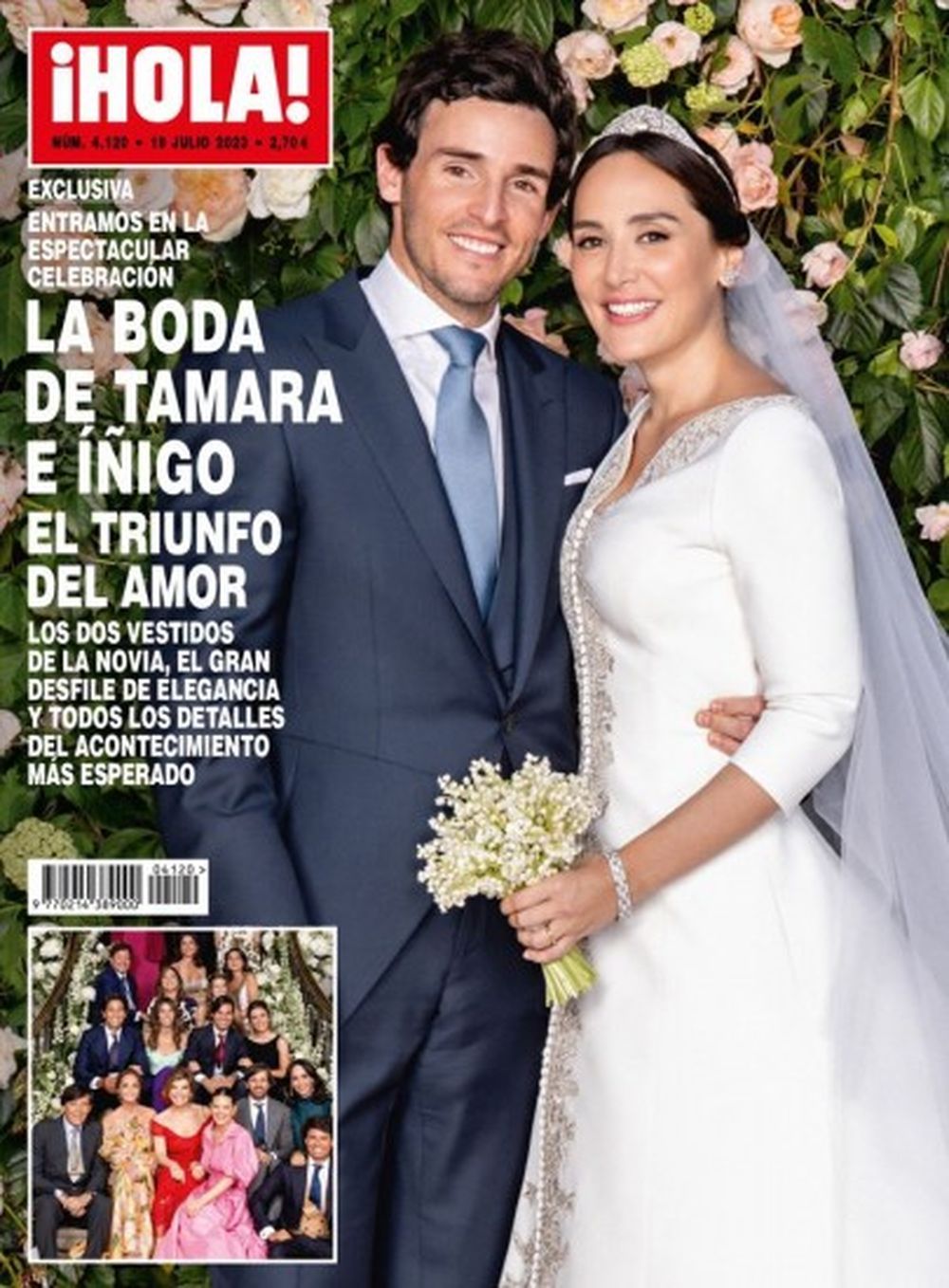 Hola Revista Espanha 2023 #4120 Tamara Falcó Iñigo Onieva Edição original