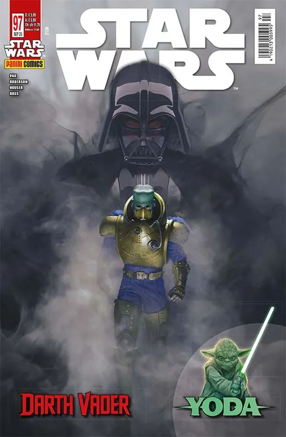 Star Wars Comic Tyskland 2023 #97 Yoda Darth Vader Comicshop Originaludgave