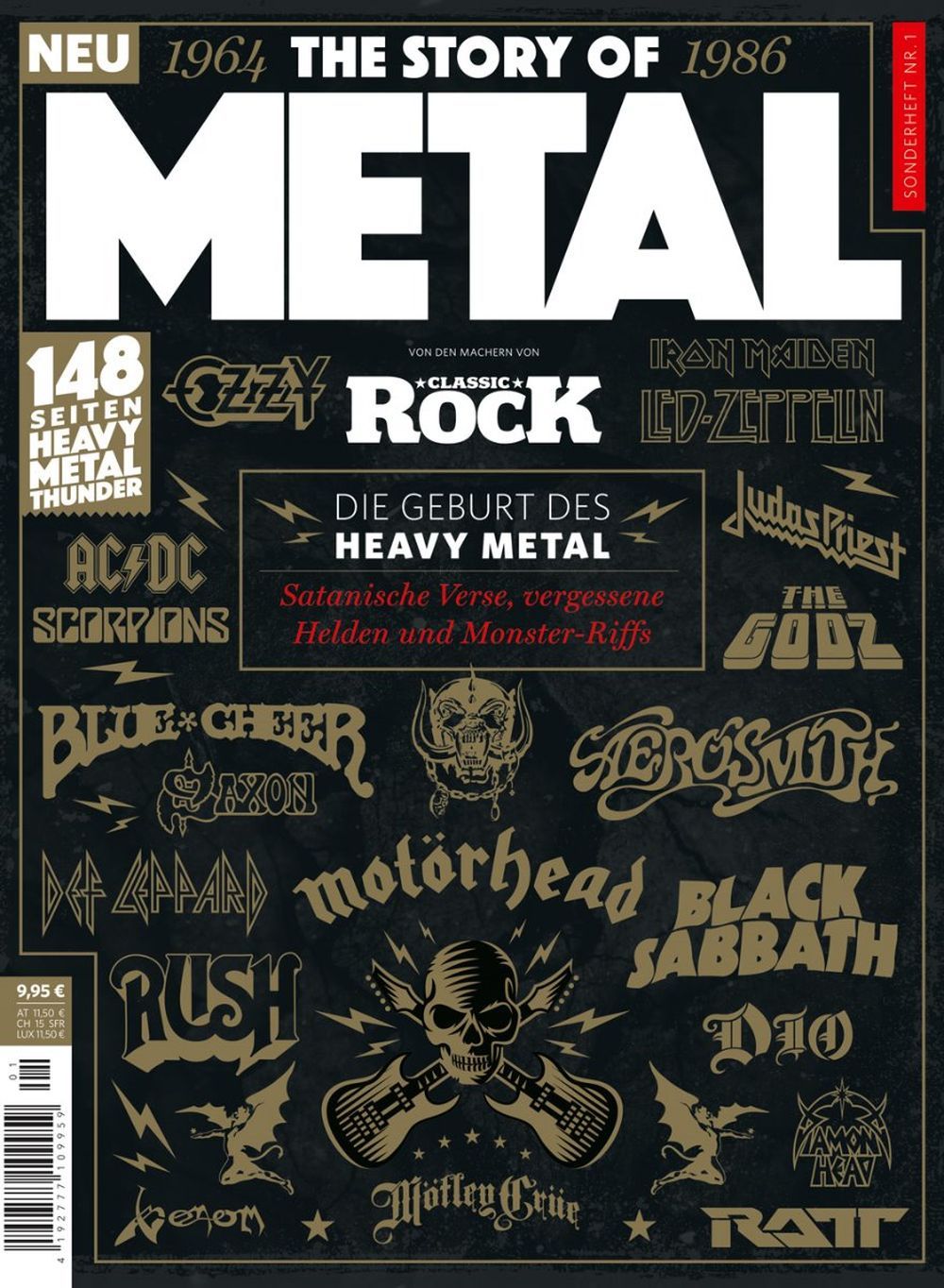 Classic Rock Sonderheft Magazin Deutschland 2019 #1 Story Of Metal