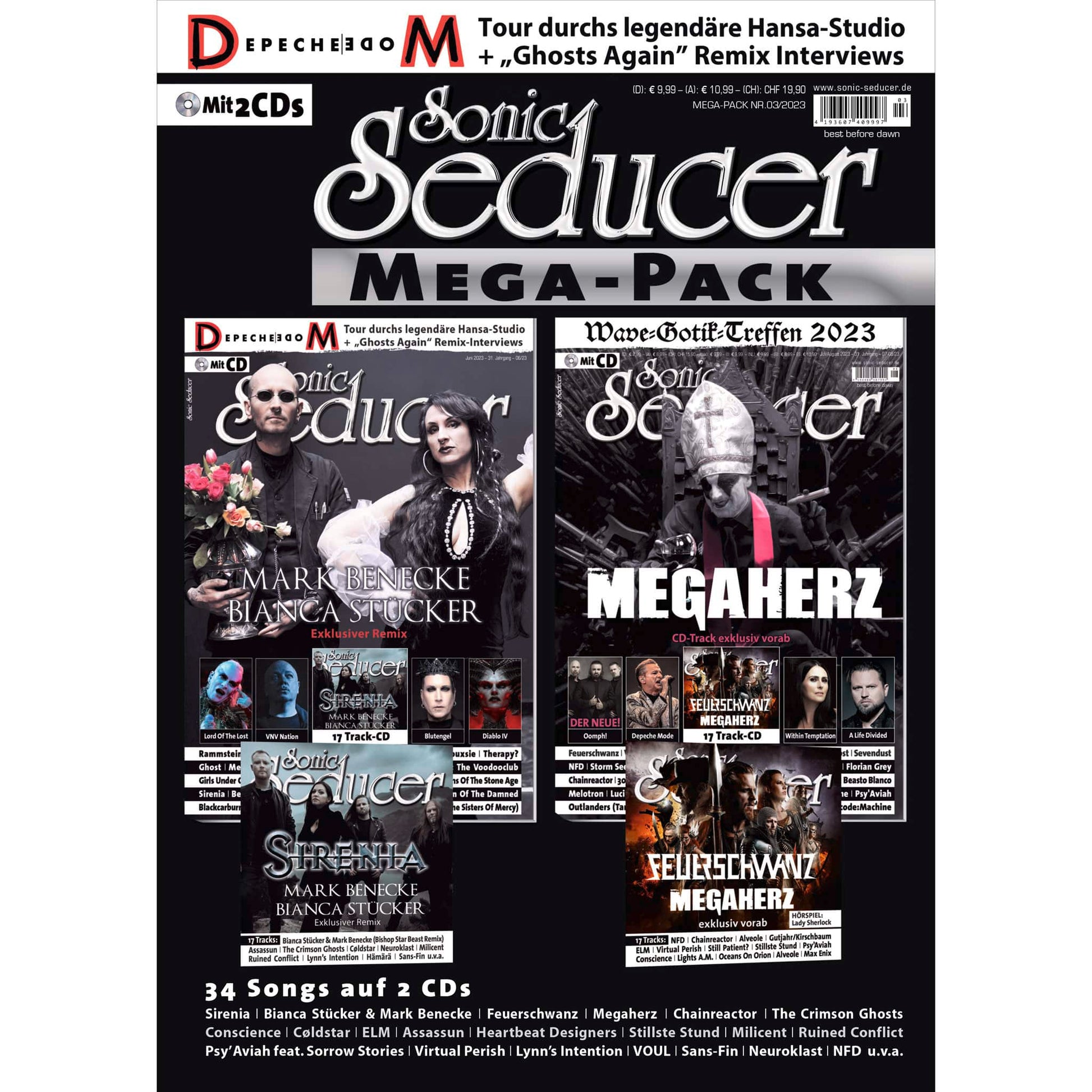 Sonic Seducer Magazin Deutschland 2023-03 Depeche Mode And One Elysion Tanzwut