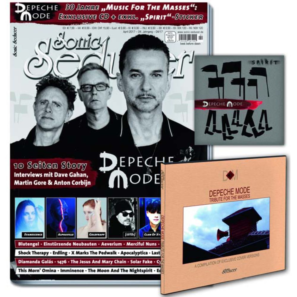 Sonic Seducer Magazin Deutschland 2017-04 Depeche Mode Dave Gahan + CD
