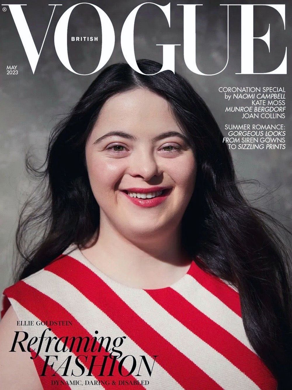Vogue Magasin UK 2023-05 Ellie Goldstein Originaludgave