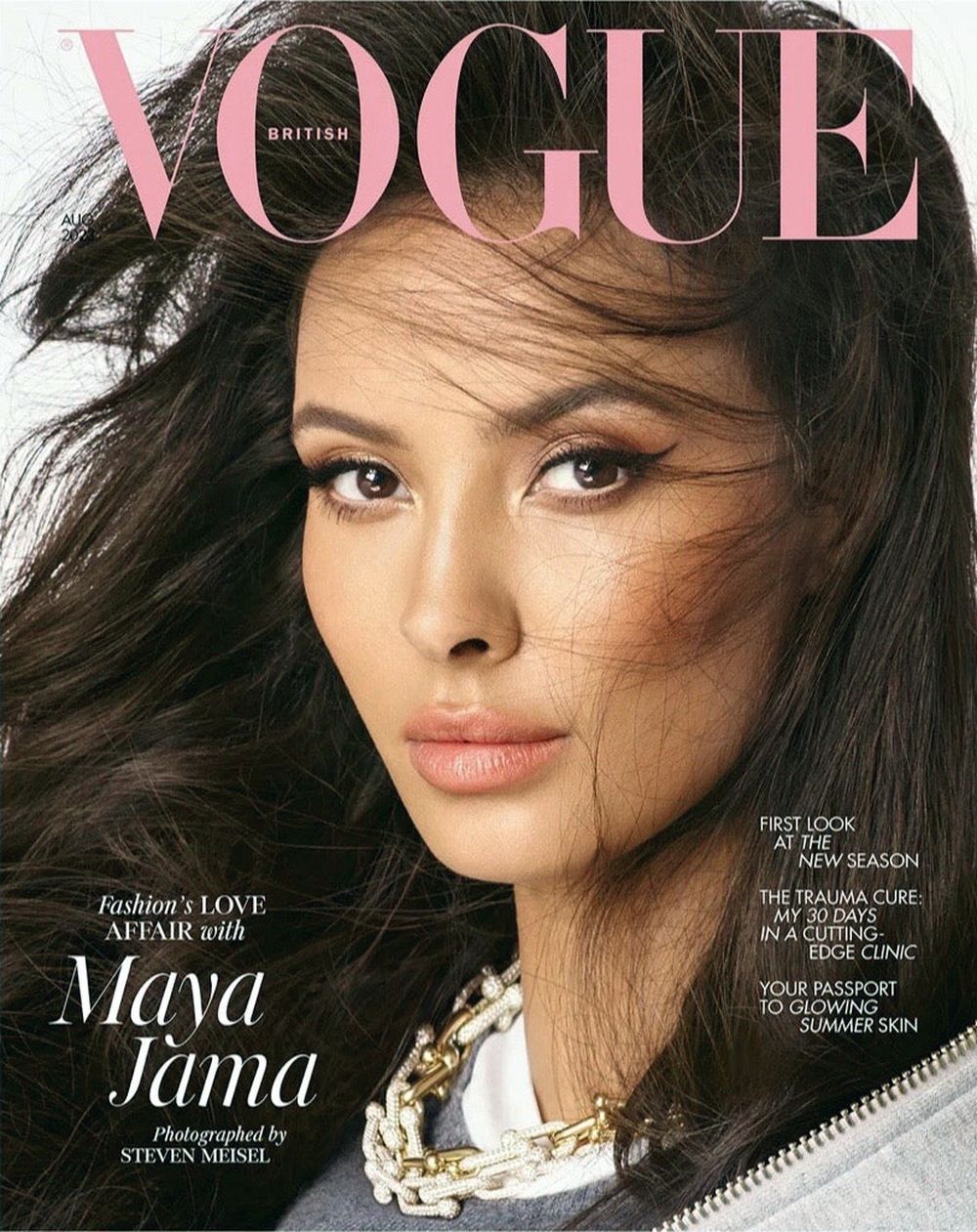 Vogue Magasin UK 2023-08 Maya Jama Originaludgave