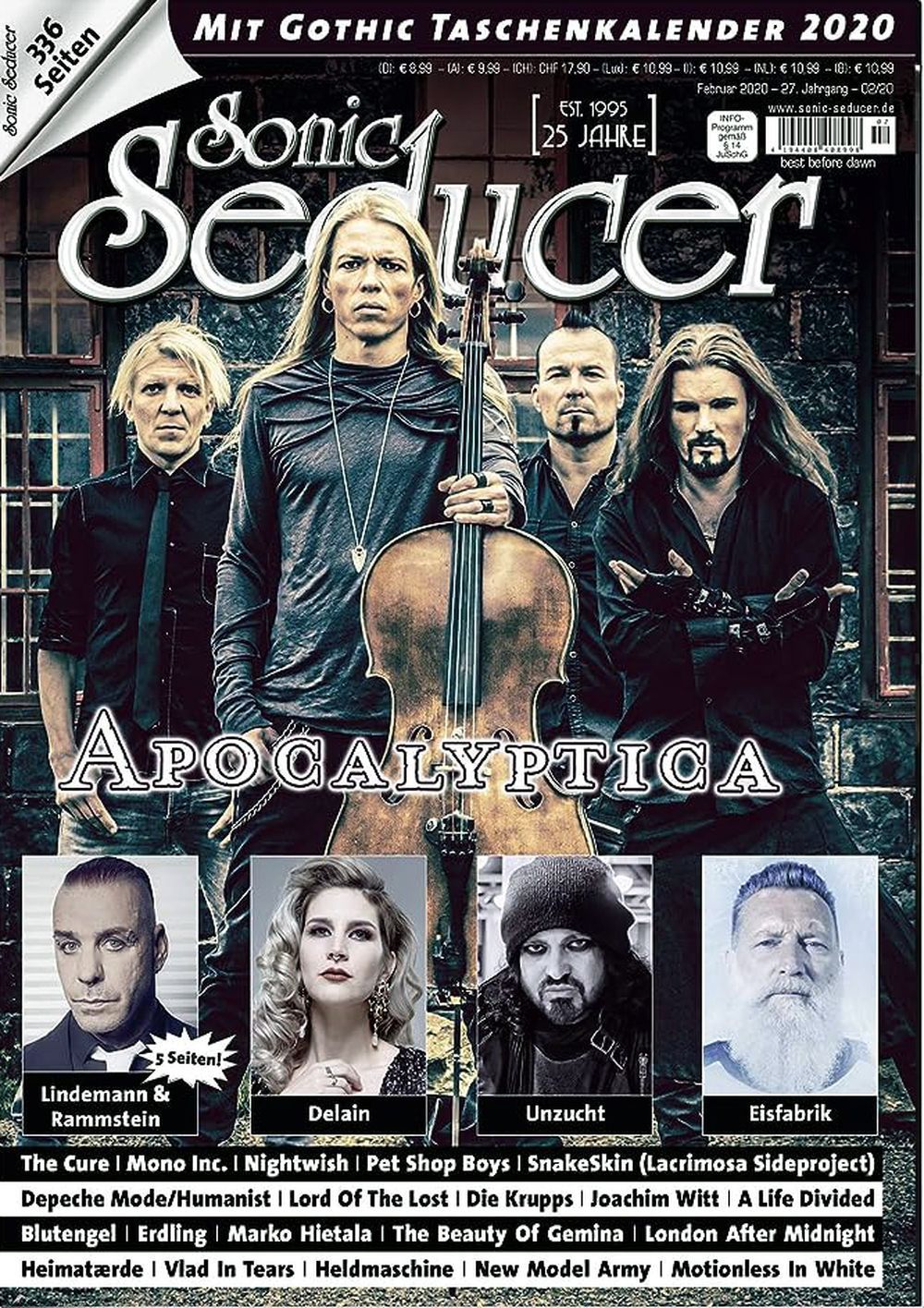 Sonic Seducer Magazin Deutschland 2020-02 Apocalyptica