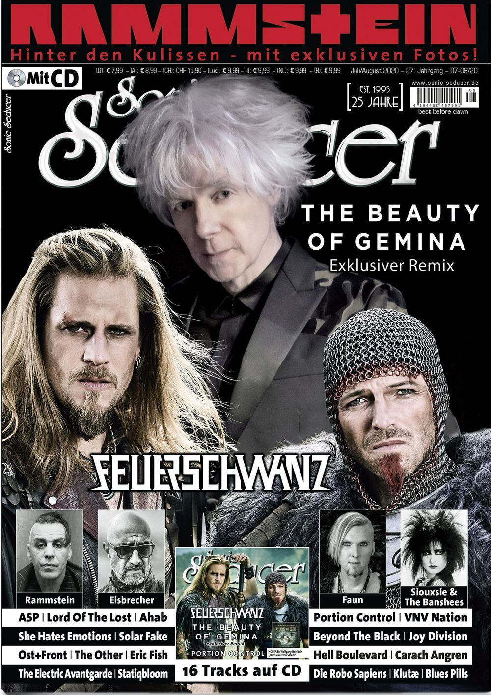 Sonic Seducer Magazin Deutschland 2020-07 Feuerschwanz Rammstein