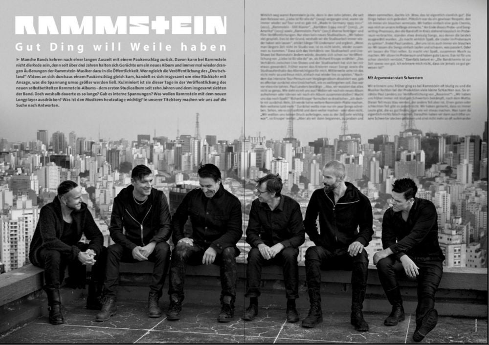 Sonic Seducer Magazine Germany 2019-06 Rammstein Depeche Mode Original Print Issue