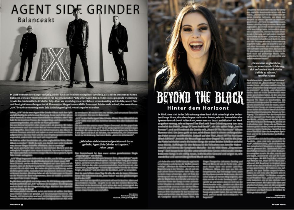 Sonic Seducer Magazine Germany 2019-06 Rammstein Depeche Mode Original Print Issue
