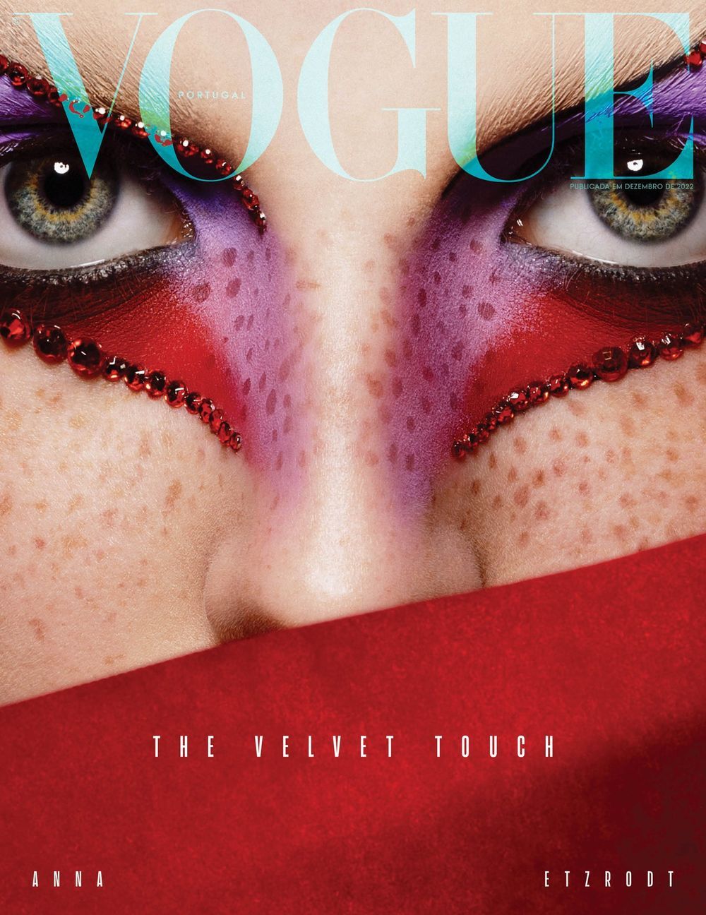 Vogue Rivista Portogallo 2022-12+01 Anna Etzrodt Edizione originale Cover #3