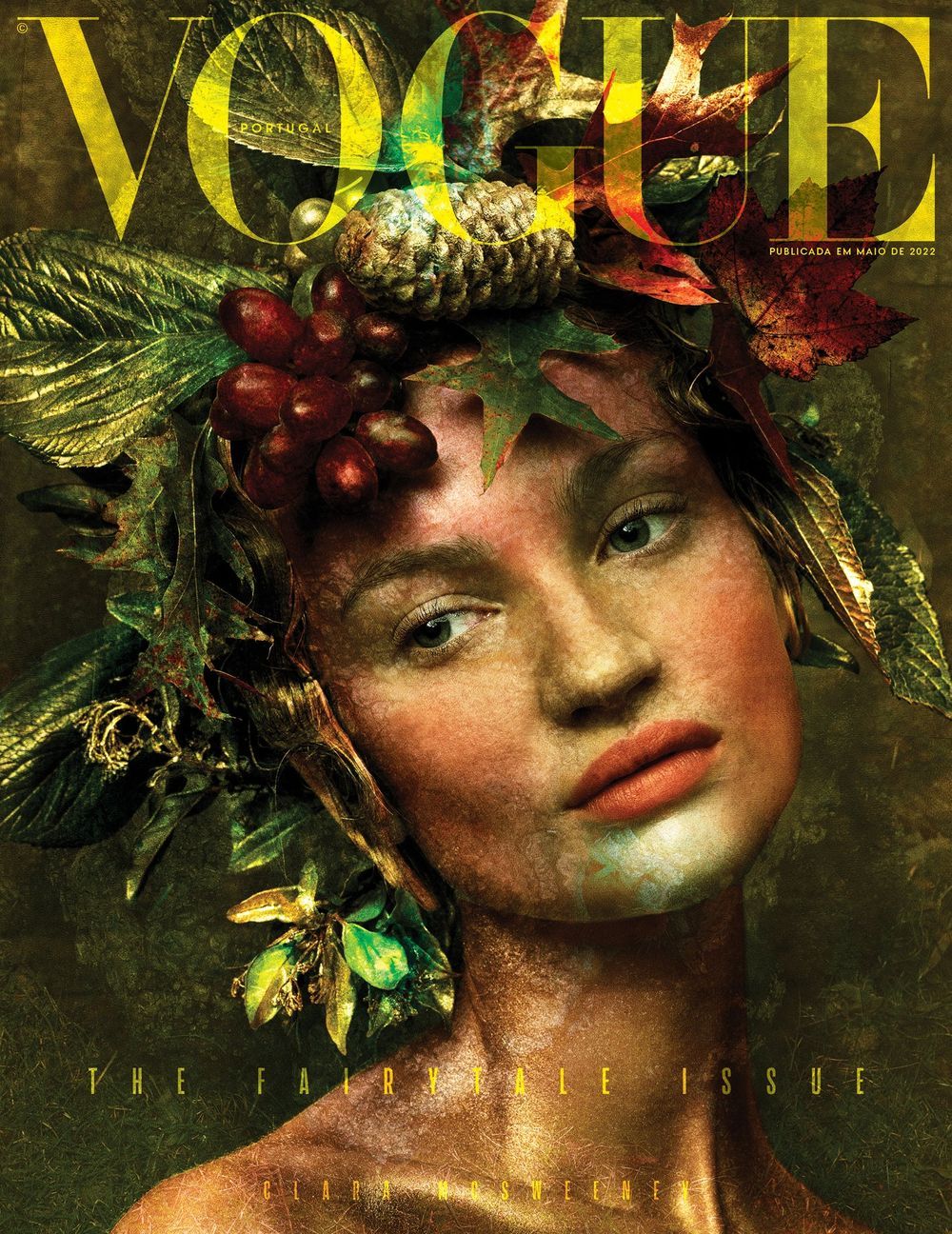 Vogue Revista Portugal 2022-05+06 Clara McSweeney Edição original Cover #1