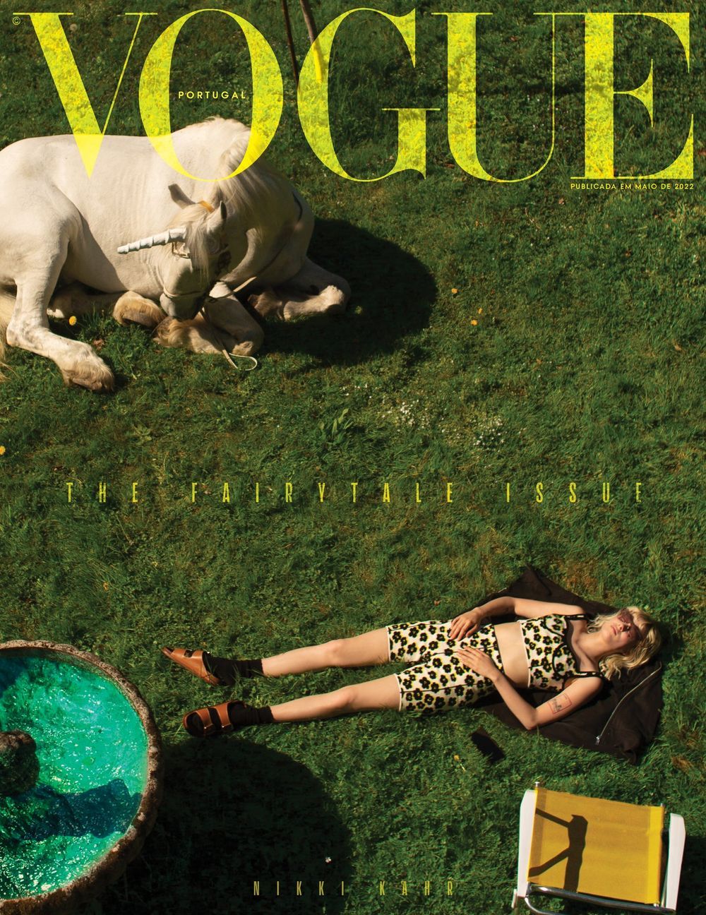 Vogue Magazine Portugal 2022-05+06 Nikki Kahr Édition originale Cover #3