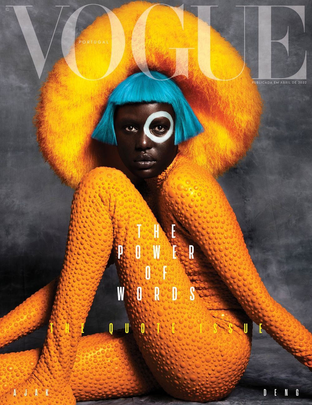 Vogue Magasin Portugal 2022-04 Ajak Deng Originaludgave Cover #3