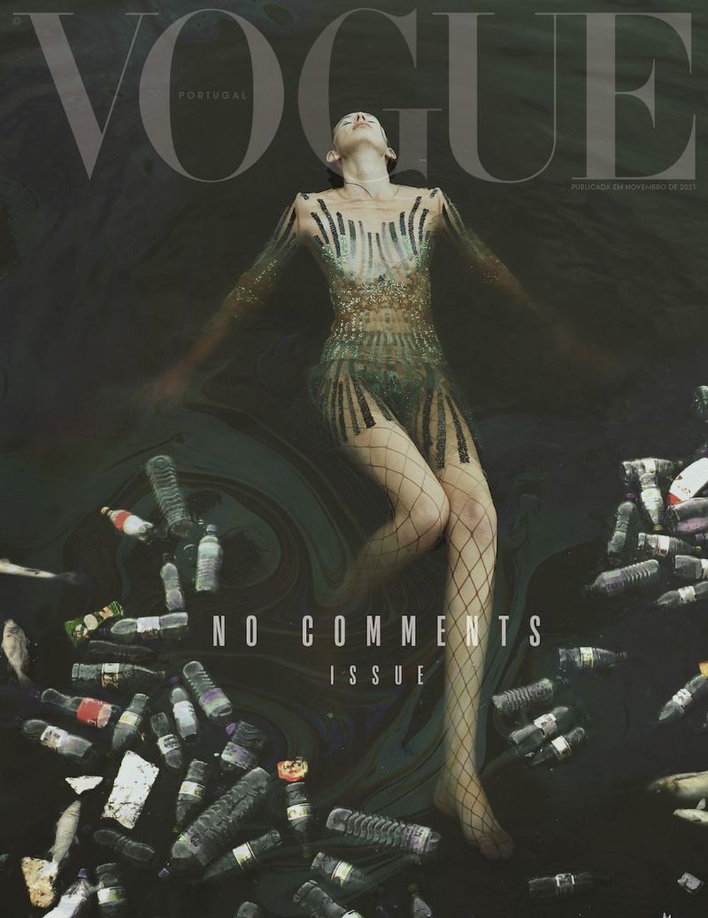 Vogue Magazine Portugal 2021-11 Kerrigan Clark Original Print Issue Cover #2